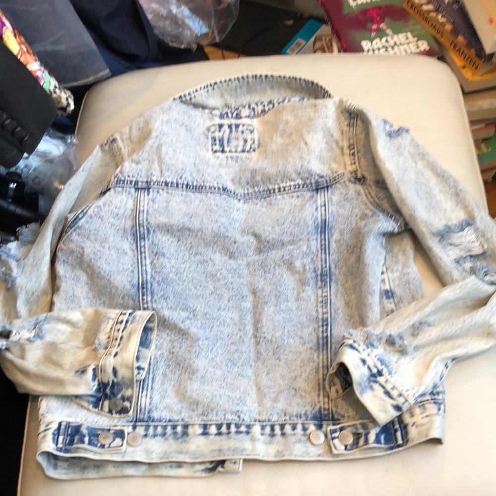 Forever 21 NWOT denim blue jean jacket - Picture 9 of 11
